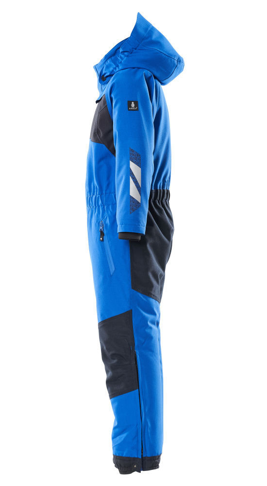 Schneeanzug für Kinder ACCELERATE Azurblau/Schwarzblau 104