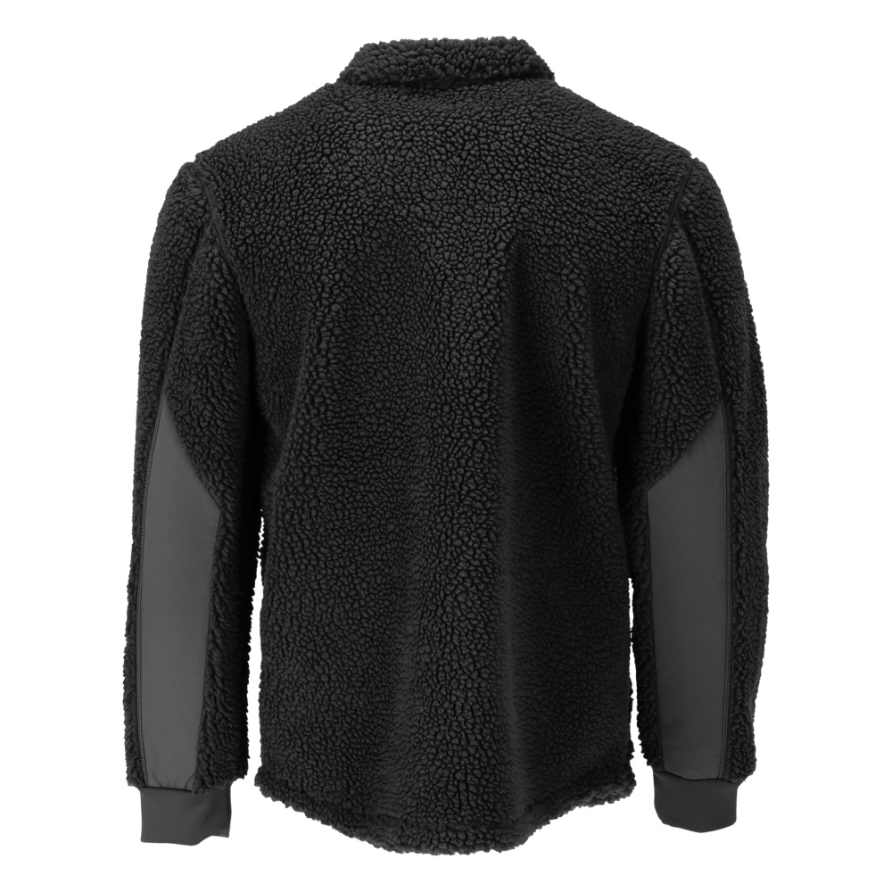 Faserpelz Hemd CUSTOMIZED Schwarz XL