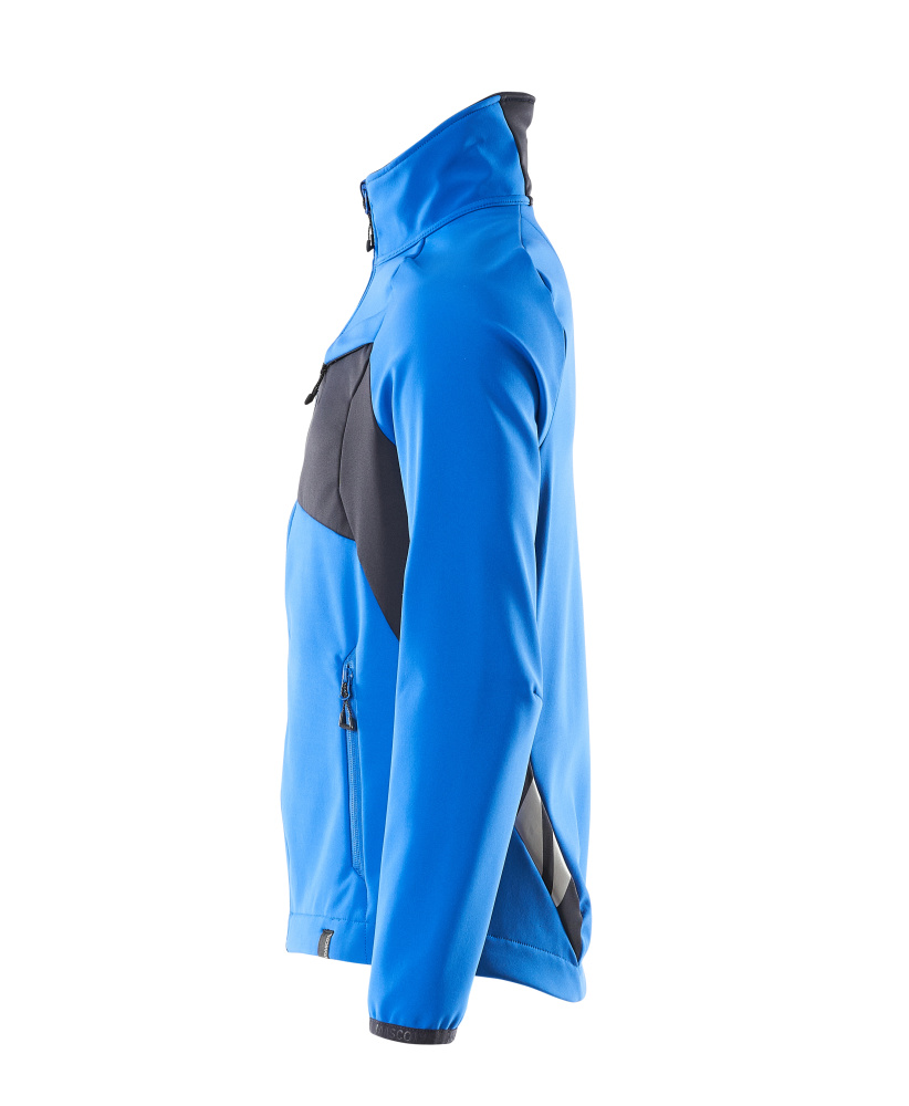 Softshelljacke ACCELERATE Azurblau/Schwarzblau L