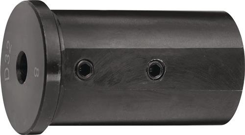 Reduzierbuchse Form 1 Bohrungs-D.10mm AD 25mm Einspann-L.46mm TECWERK