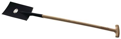 Rohrdüllspaten Blattmaß 275x180mm Gr.2 m.T-Stiel 850mm 1700g KRUMPHOLZ