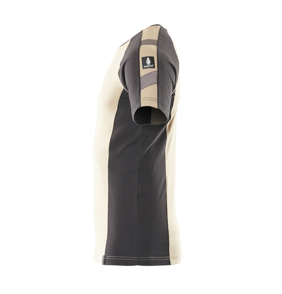 T-Shirt UNIQUE Hellkhaki/Schwarz L