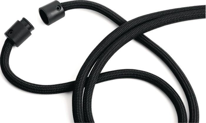 Cliphalter JoJo rundgewebt mit Karabiner Bandlänge 460 mm schwarz DURABLE
