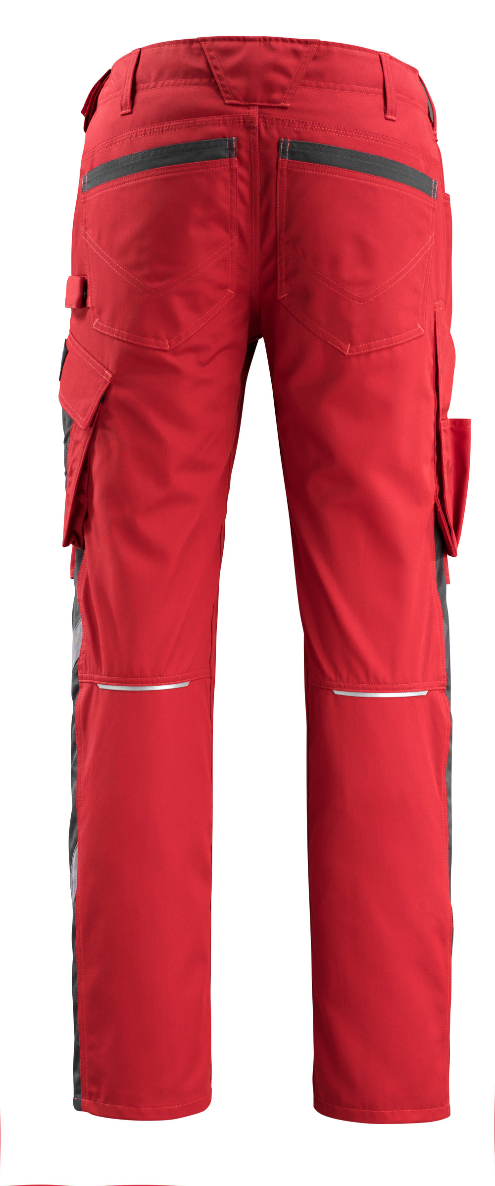 Hose mit Knietaschen UNIQUE Rot/Schwarz 82C48