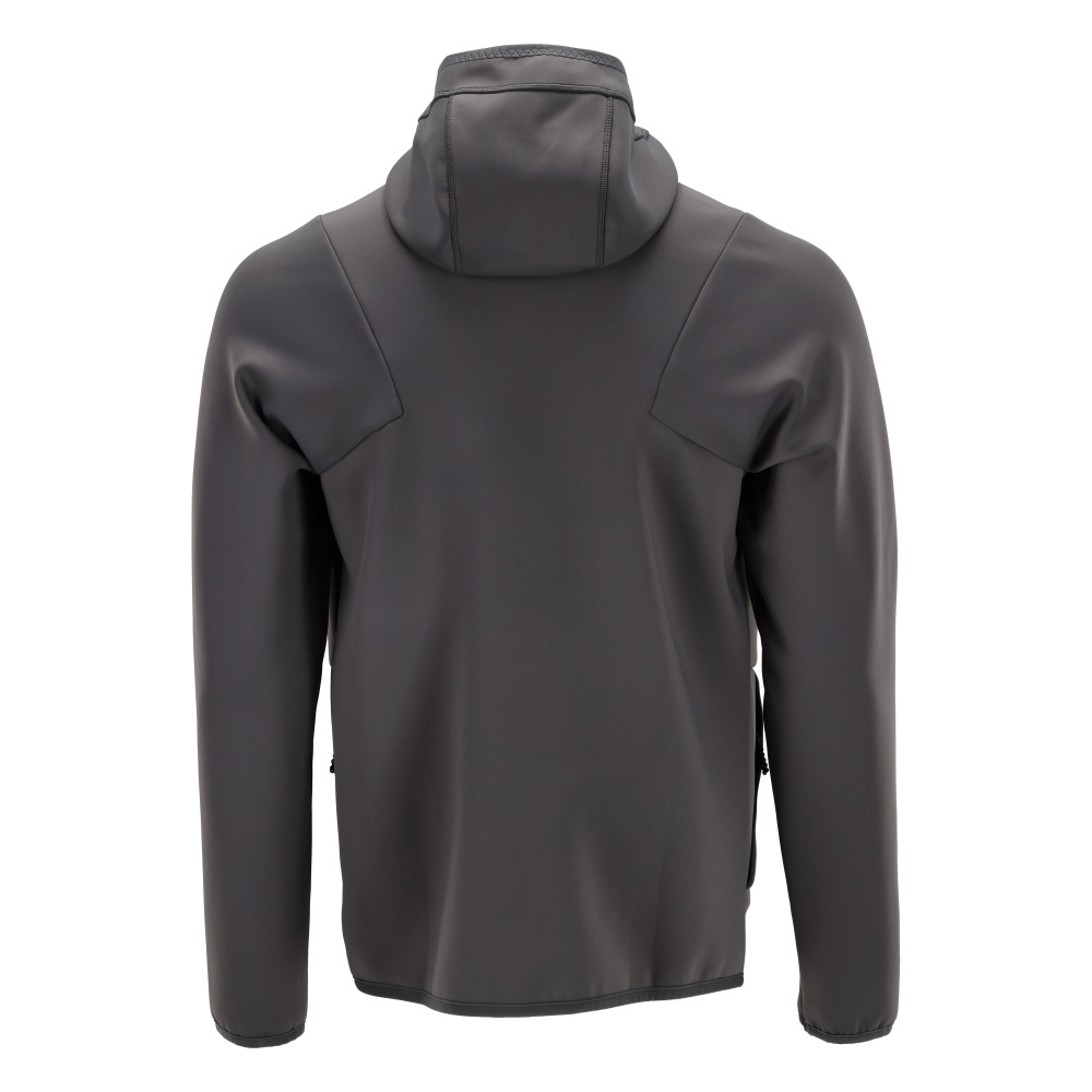 Fleecejacke mit Kapuze CUSTOMIZED Anthrazitgrau S