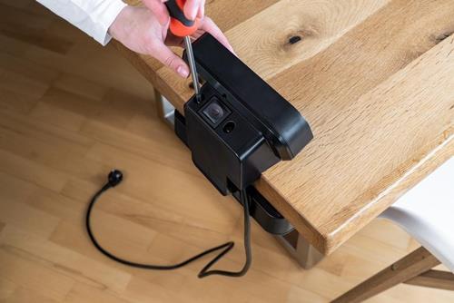 Tischsteckdosenleiste estilo Dublex 16 A 12 V silber BRENNENSTUHL