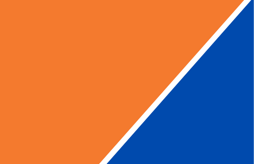 Hi-vis Orange/Kornblau