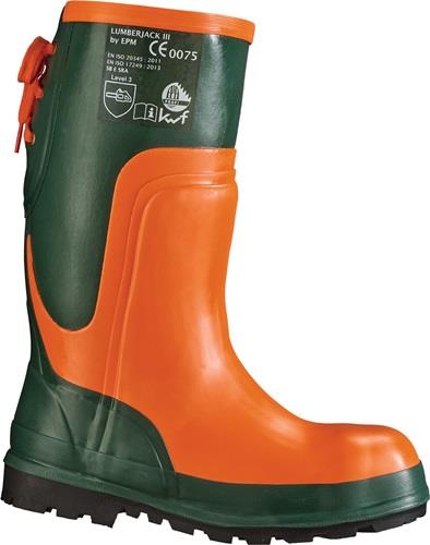 Forstsicherheitsstiefel Ulme Gr.40 oliv/orange Naturkautschuk