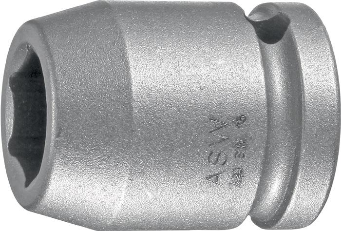 Kraftschraubersteckschlüsseleinsatz 720 1/2 ″ 6 Kant 10 mm 38 mm DIN 3121 - G 12,5, DIN / ISO 691