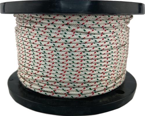 Anwerfseil Seilrad-D.3.5mm weiß KF grün/rot m.ME OVERMANN