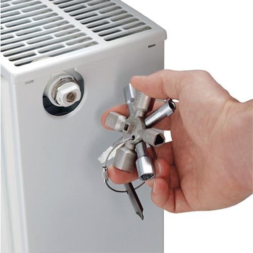 Schaltschrankschlüssel TwinKey® 6 Funktionen m.Magnet Verb.KNIPEX