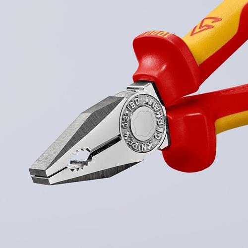 Kombizange L.160mm Mehrkomp.-Hüllen verchr.VDE KNIPEX