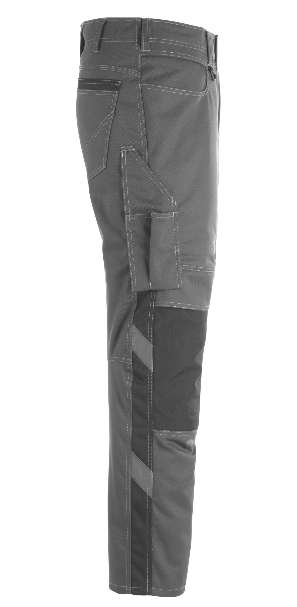 Hose mit Knietaschen UNIQUE Dunkelanthrazit/Schwarz 76C54