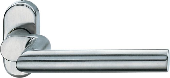 Feuerschutzdrückerlochteil 06 1076 Edelstahl 6204 gerade Vierkant 9 mm FSB