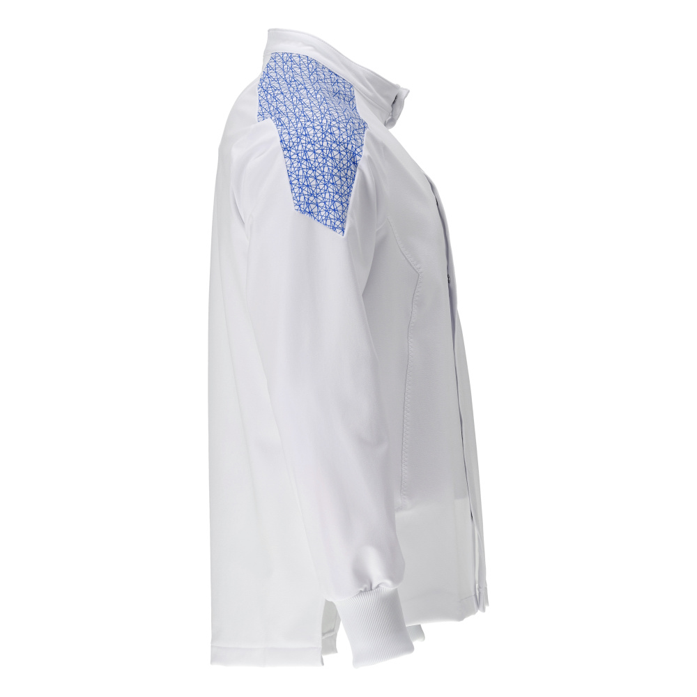 Jacke FOOD & CARE Weiß/Azurblau XL