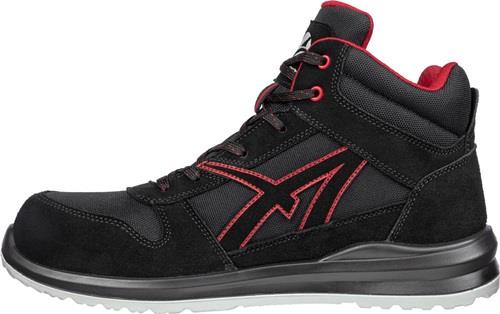 Sicherheitsstiefel CLIFTON MID Gr.44 schwarz/rot S3 SRC EN ISO 20345:2011