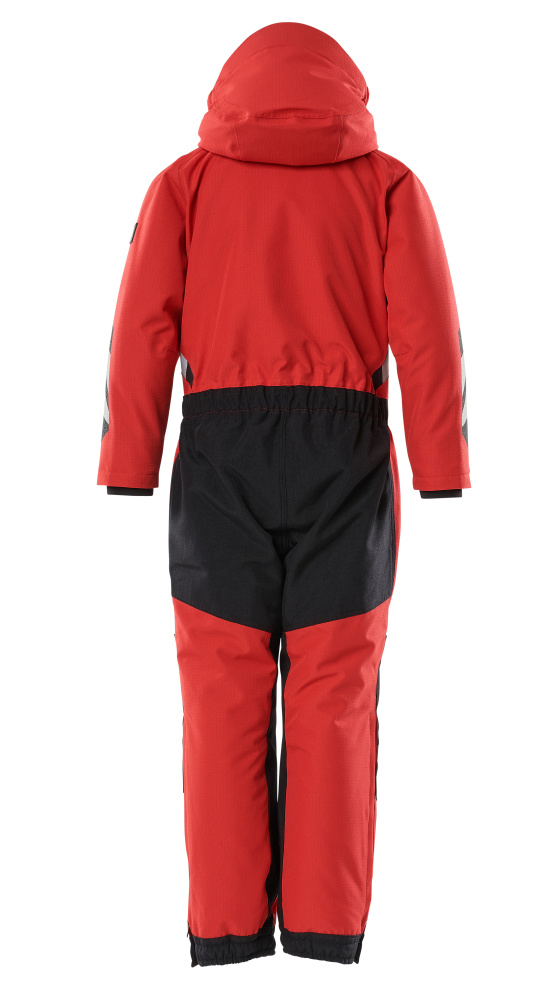 Schneeanzug für Kinder ACCELERATE Verkehrsrot/Schwarz 104