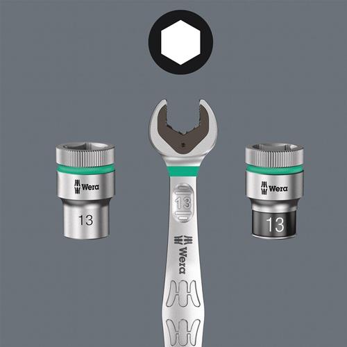 Schraubendrehereinsatz 8740 B HF 3/8 Zoll Innen-6-kant SW 8,0mm L.38,5mm WERA