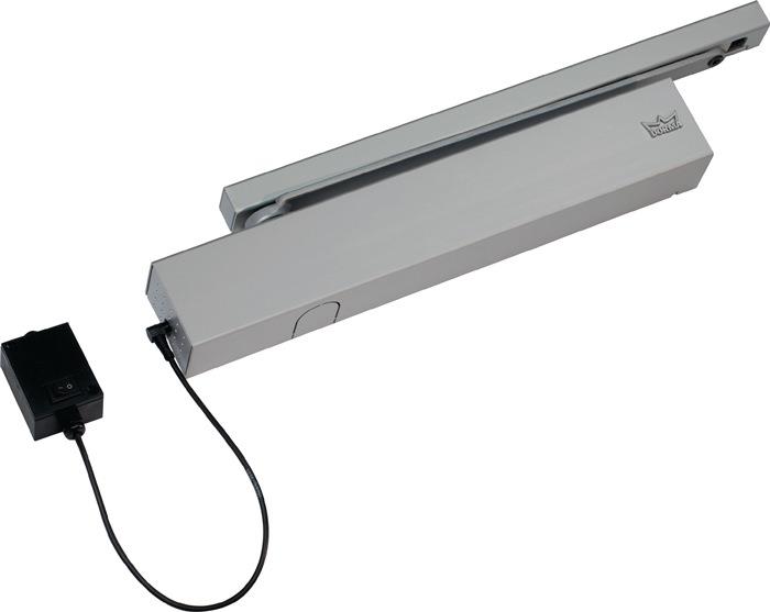 Freilauf Gleitschienentürschließer TS 99 FL silberfarbig Normalmontage Bandseite