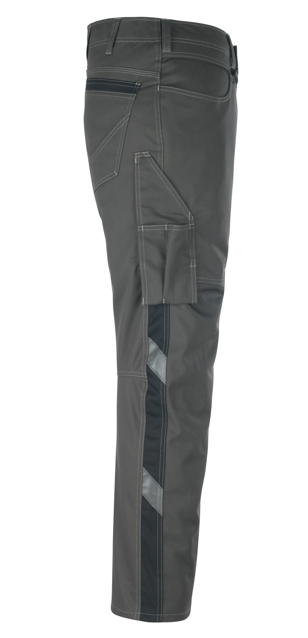Hose mit Schenkeltaschen UNIQUE Dunkelanthrazit/Schwarz 82C50