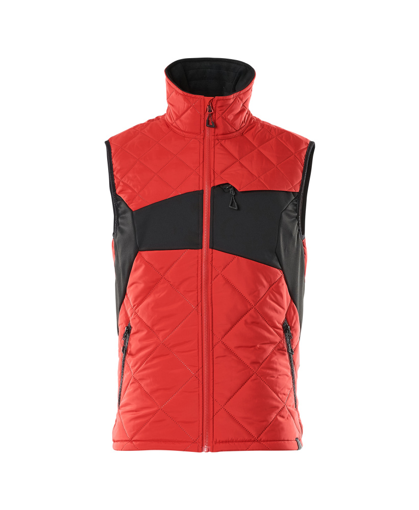 Thermoweste ACCELERATE Verkehrsrot/Schwarz 4XL