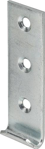 Schließhaken L.44 B.18 S.2mm STA blau verz.ger.VORMANN