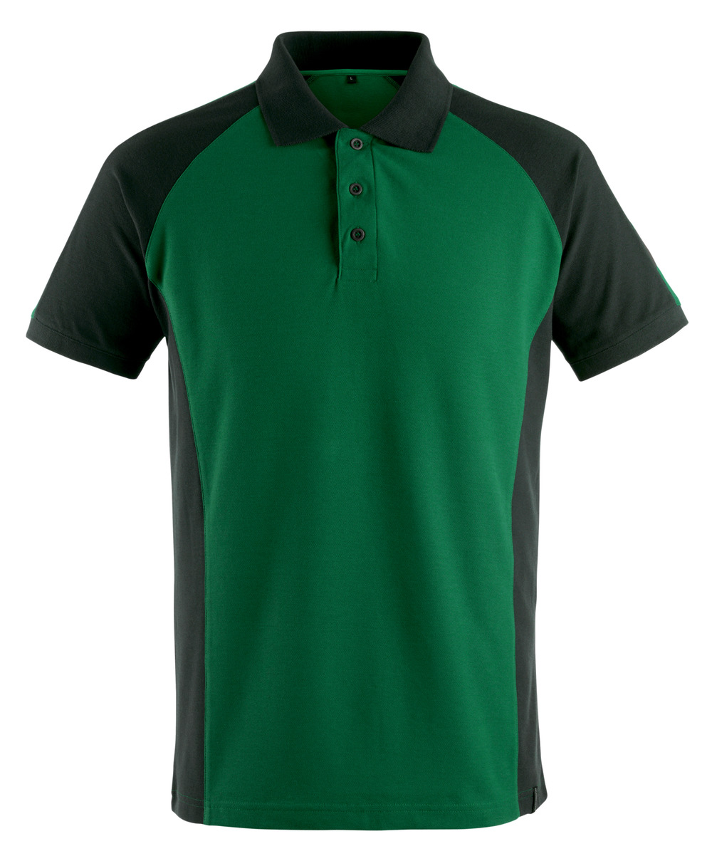 Polo-Shirt UNIQUE Grün/Schwarz L