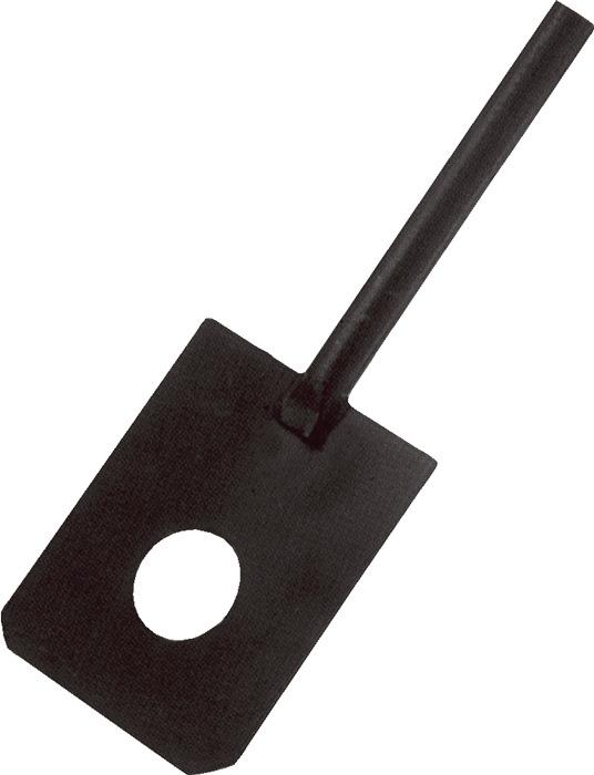 Kalkspaten Länge 1110 mm schwarz IDEAL