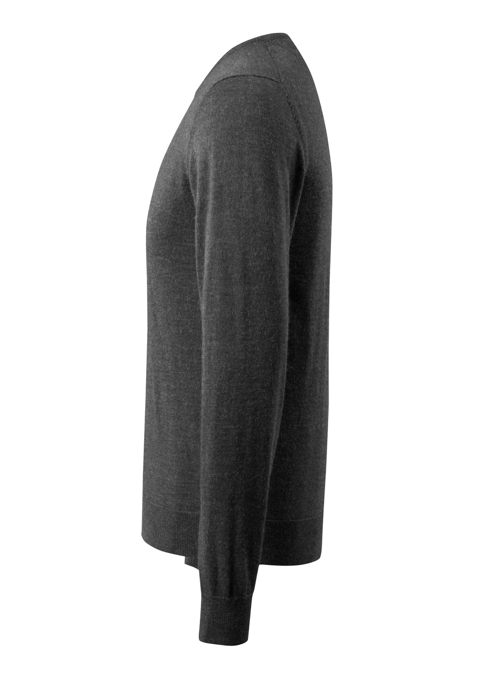Strickpullover FRONTLINE Dunkelanthrazit/Hellgrau-meliert M