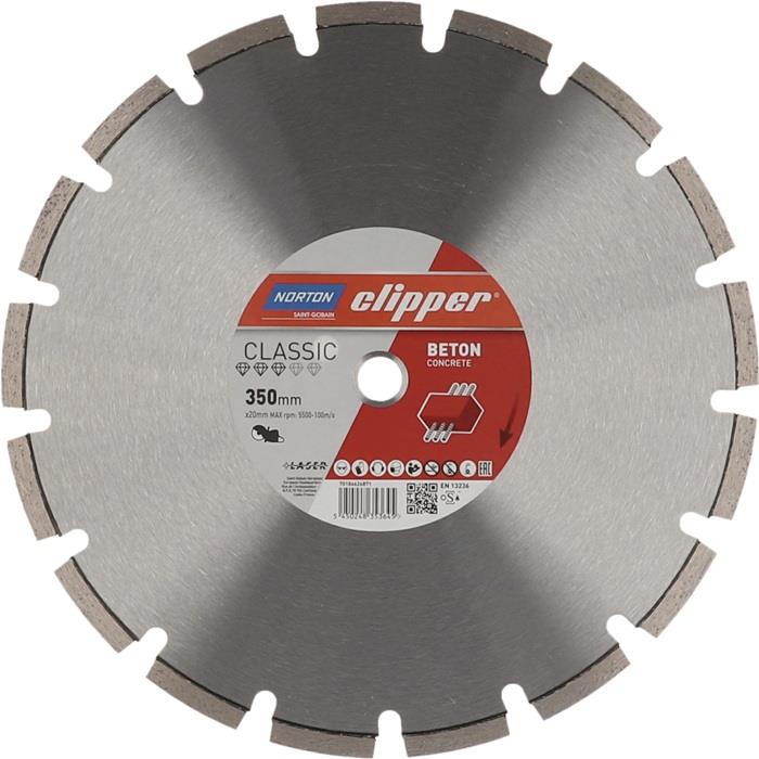Diamanttrennscheibe Classic Beton Segmenthöhe 10 mm 300 mm 2,8 mm 6400 min-¹ 20 mm