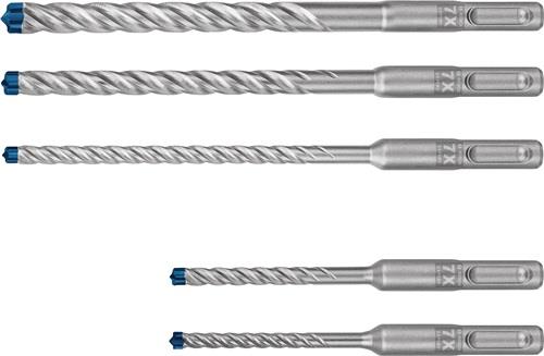 Hammerbohrersatz Expert plus 7X 5-tlg.SDS Plus Ku.-Kass.m.Euroloch BOSCH