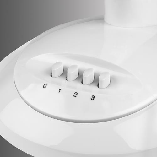 Tischventilator H.555mm 220-240V 50 Hz 45 W Weiß EUROM