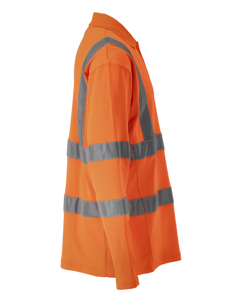 Polo-Shirt, Langarm SAFE CLASSIC Hi-vis Orange S