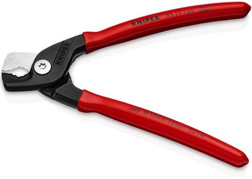 Kabelschere L.160mm Ku.-Überzug KNIPEX