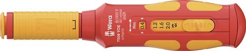 Drehmomentschraubendreher 7508 VDE Kraftform Safe-Torque Speed 9mm WERA