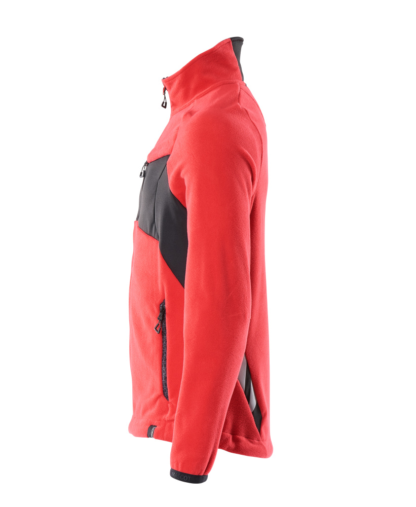 Fleecejacke ACCELERATE Verkehrsrot/Schwarz 2XL