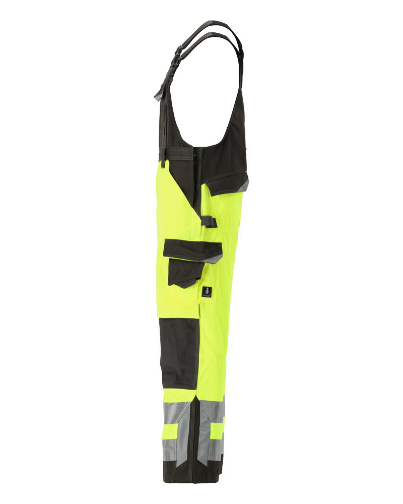 Latzhose mit Knietaschen SAFE SUPREME Hi-vis Gelb/Dunkelanthrazit 82C52