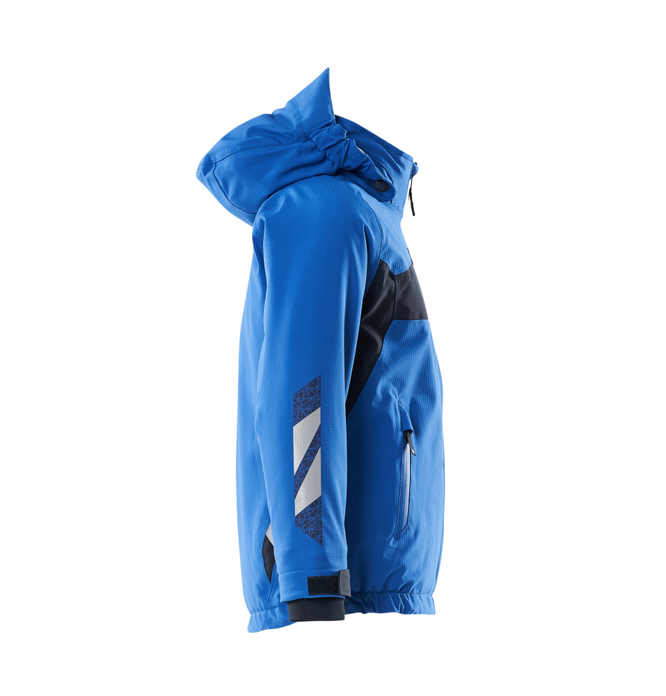 Winterjacke für Kinder ACCELERATE Azurblau/Schwarzblau 104