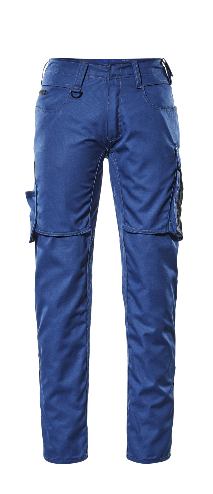 Hose mit Schenkeltaschen UNIQUE Kornblau/Schwarzblau 82C50