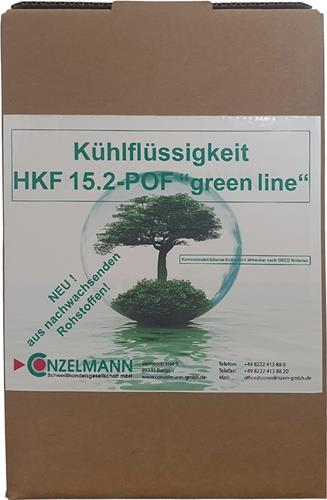 Kühlmittel HKF 15.2-POF green line 10kg Kanister Folienbeutel im Krt.