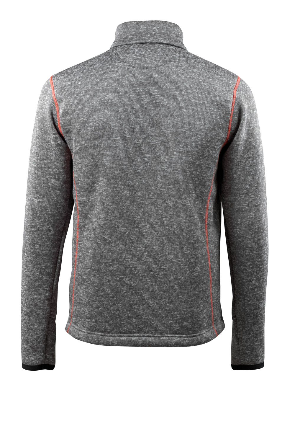 Strickpullover mit kurzem Reißverschluss HARDWEAR Grau-meliert M