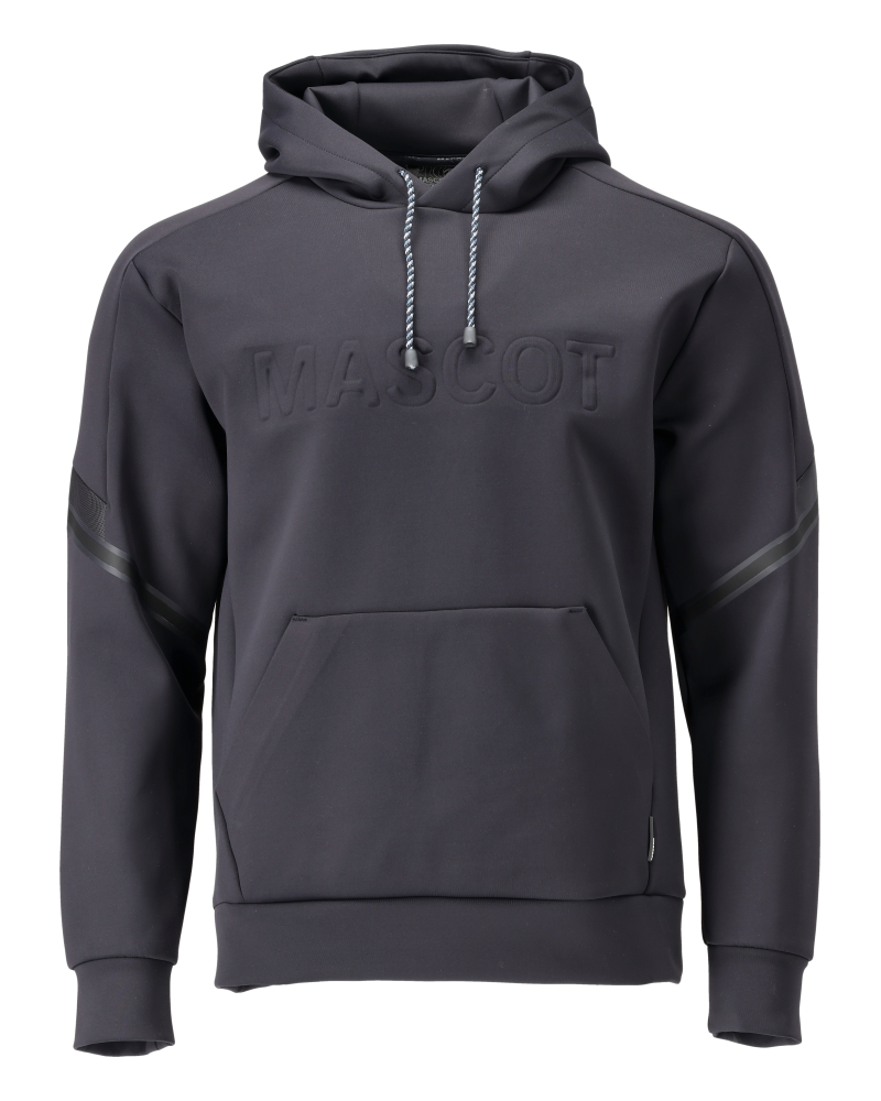 Fleece Kapuzenpullover CUSTOMIZED Schwarzblau XL