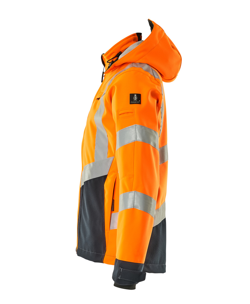 Softshelljacke SAFE SUPREME Hi-vis Orange/Schwarzblau L