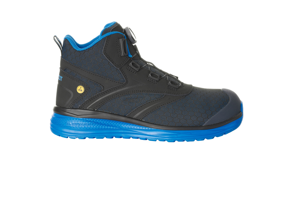 Sicherheitsstiefel FOOTWEAR CARBON Schwarz/Kornblau 50