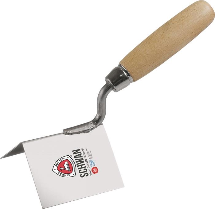 Außeneckenkelle Breite 60 mm rostfreier Stahl 90 ° SCHWAN