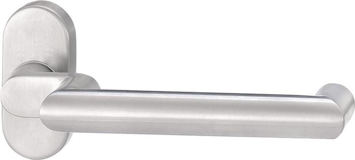 Feuerschutzdrückerlochteil 1460/2133 Edelstahl EST gekröpft Vierkant 9 mm EDI