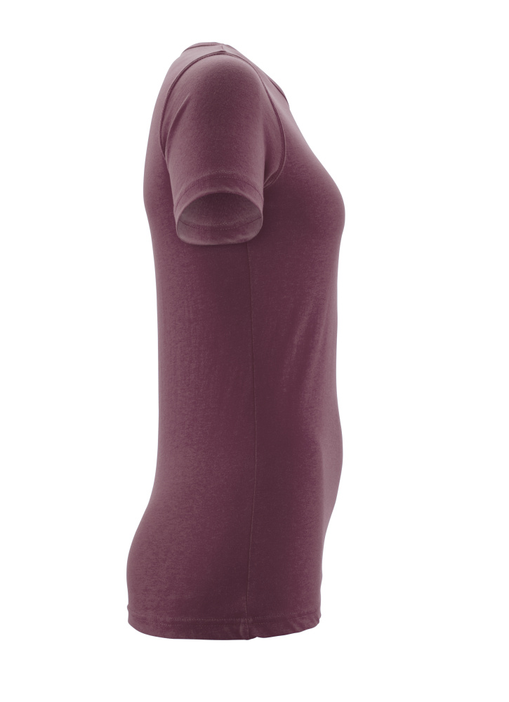 Damen-Passform T-Shirt CROSSOVER Bordeaux 2XLONE