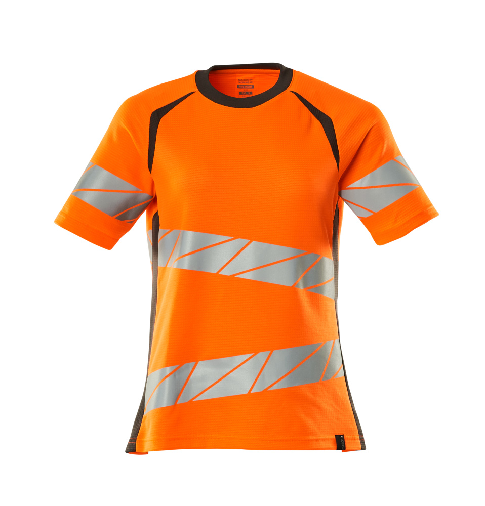 Damen-Passform T-Shirt ACCELERATE SAFE Hi-vis Orange/Dunkelanthrazit 5XLONE