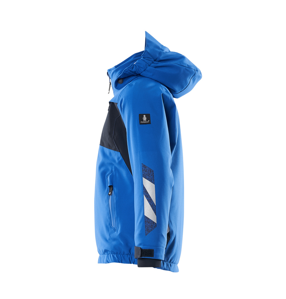 Winterjacke für Kinder ACCELERATE Azurblau/Schwarzblau 104