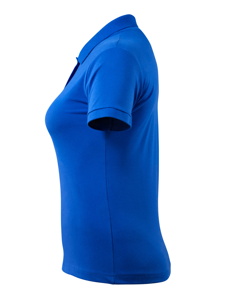 Damen-Passform Polo-Shirt CROSSOVER Kornblau L